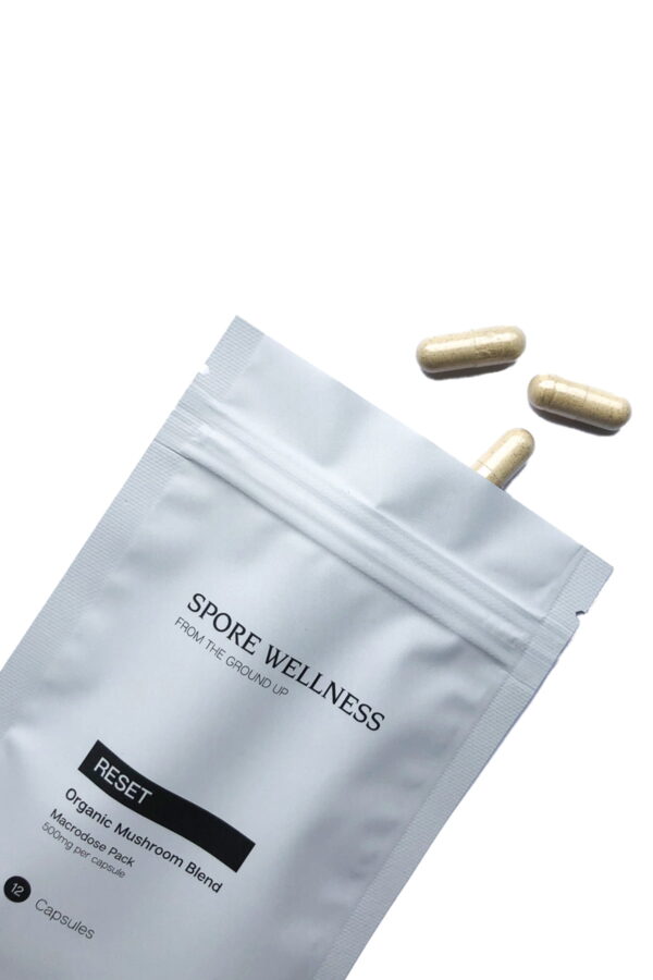 Buy Spore Wellness (Reset) Macrodosing Mushroom Capsules (Choose from 5 Strains) Online | Magic Mushrooms Dispensary